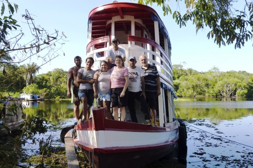 Brasilien Rundreise zu Cabóclo-Familie mit Besuchern